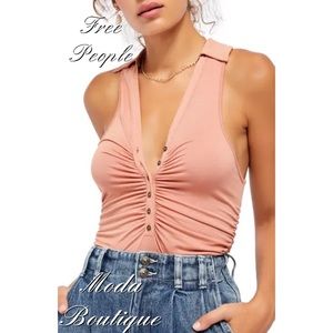 Free People Coco Solid Tank Top